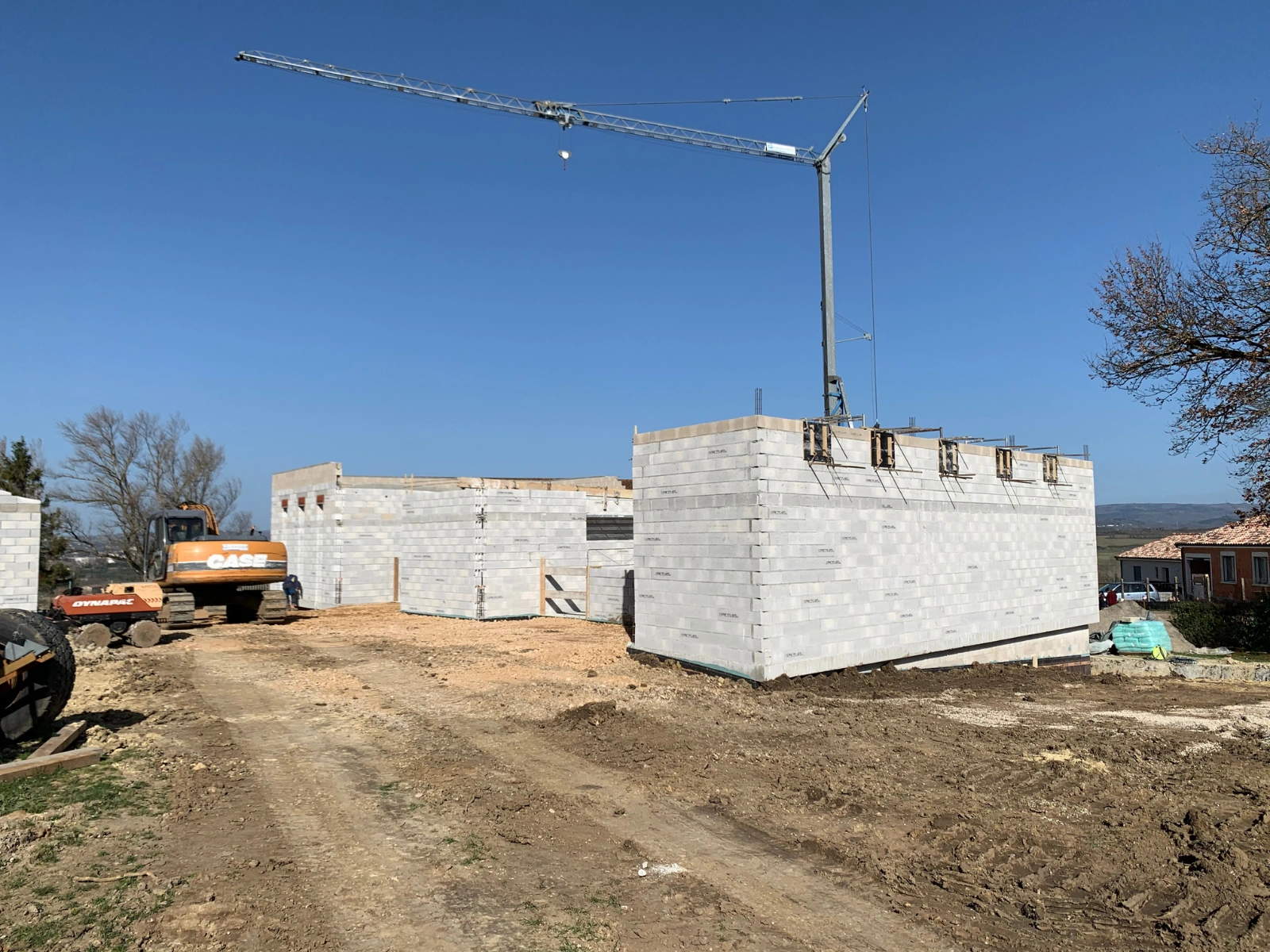 nouvelle mairie navès en construction