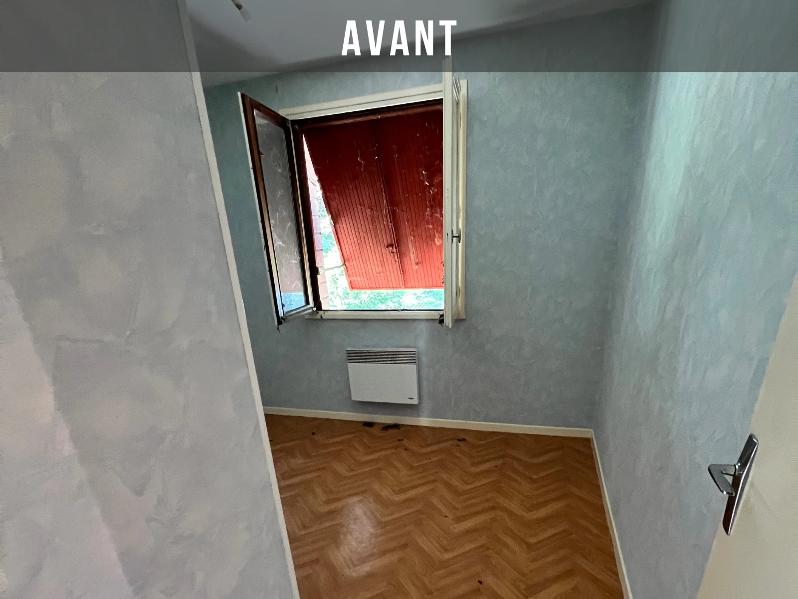 Chambre 2 du gîte de Labruguière avant travaux